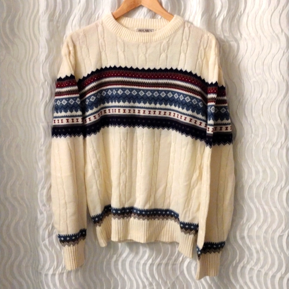 Vintage Holmes Store for Men Sweater XL casual office preppy outdoorcore cabin